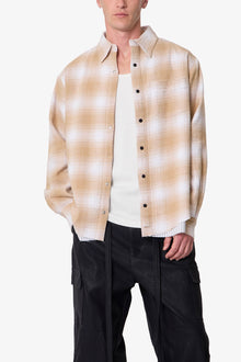 Double Layered Vintage Shirt | Tan