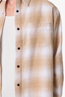 Double Layered Vintage Shirt | Tan