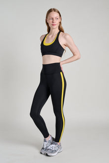 Soul by SoulCycle | Milestone Racing Stripe Leggings | Black