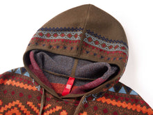 High-waisted Hooded Sweatshirt | Brown