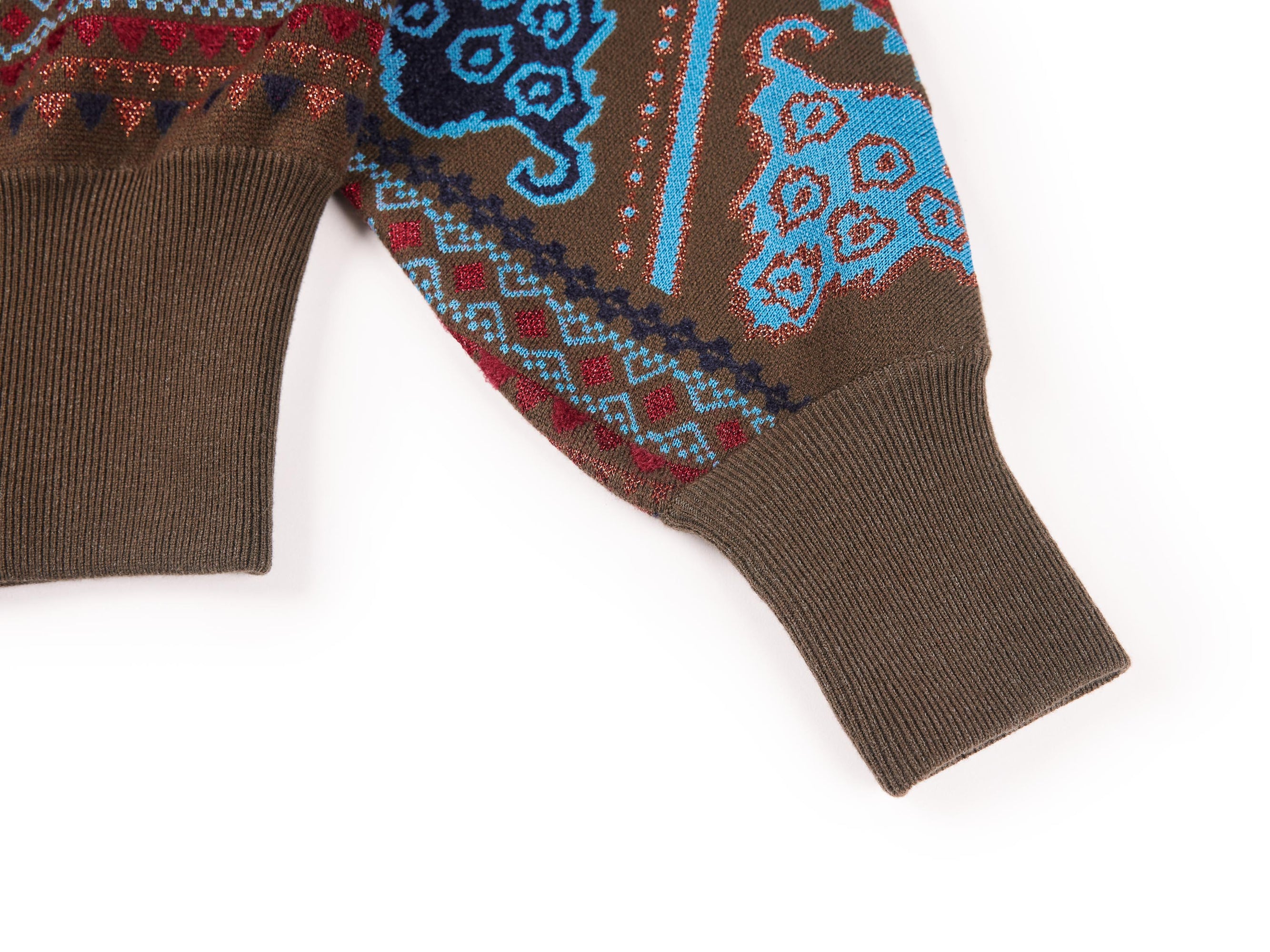 High-waisted Hooded Sweatshirt | Brown