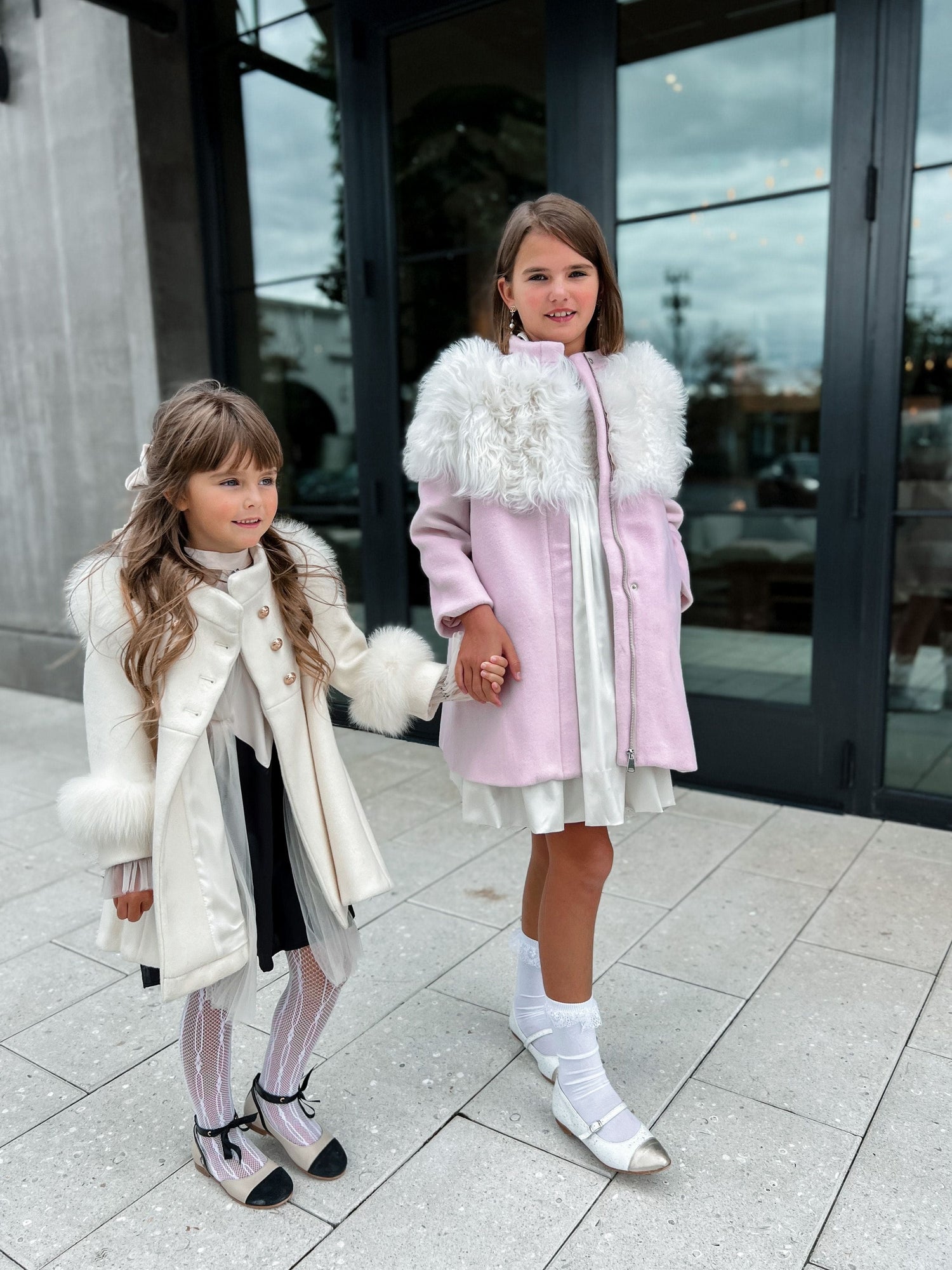 Baby Girls | Faina Wool Coat | Pink