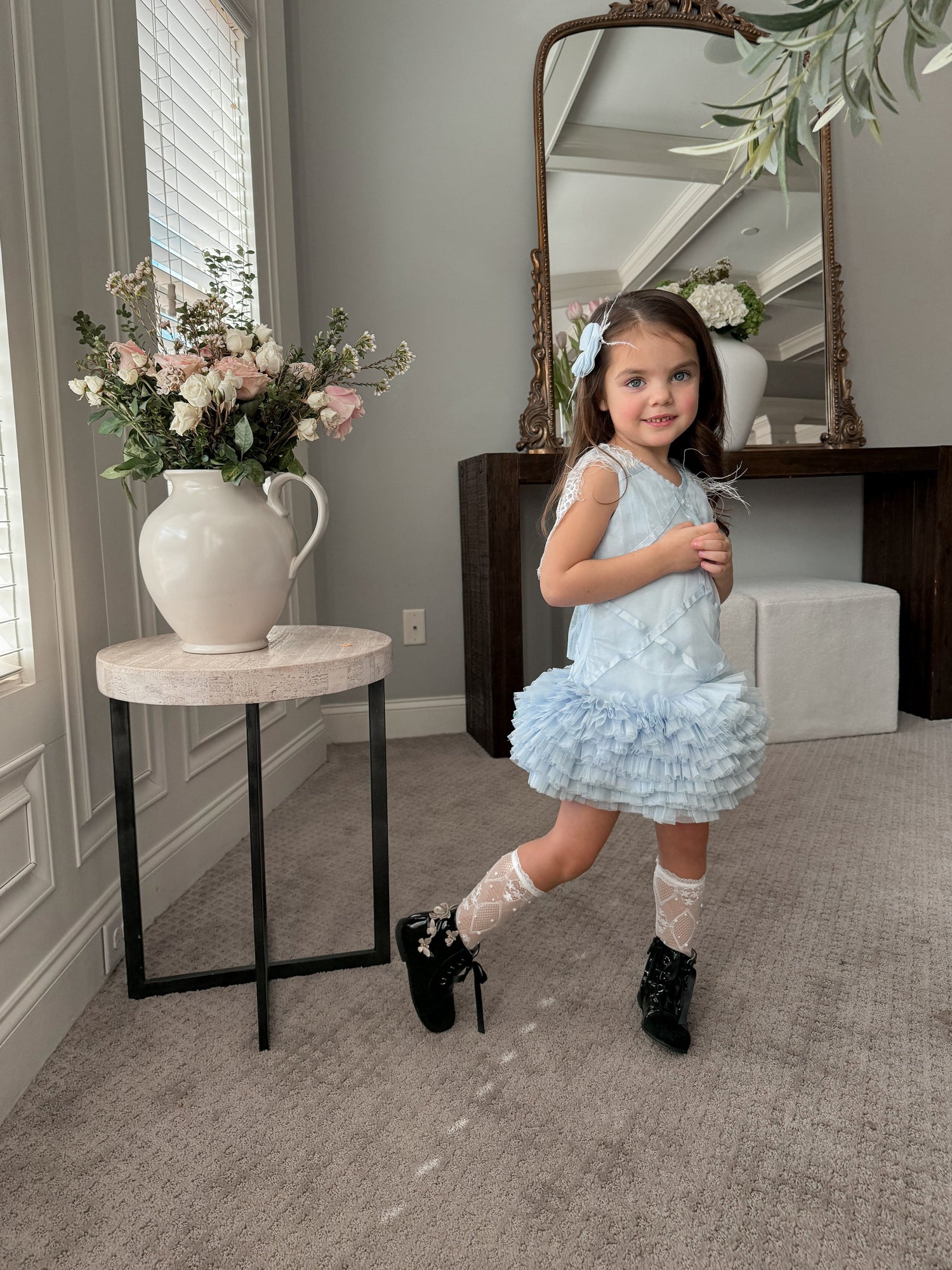 Baby Girls | Skylar Tulle Tutu Dress | Blue