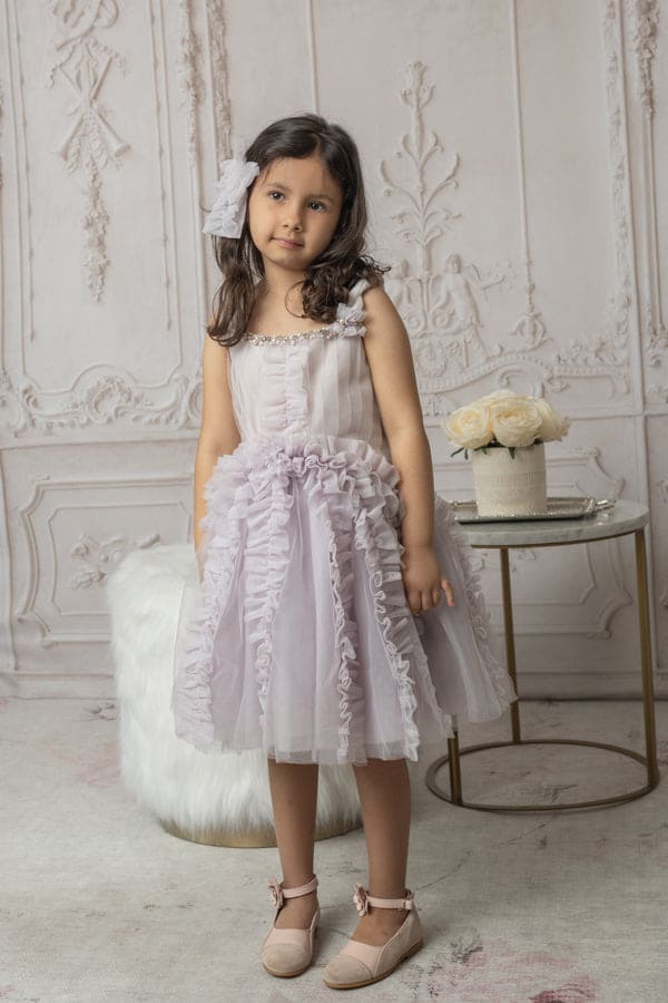 Baby Girls | Ariel Tulle Dress | Lavender