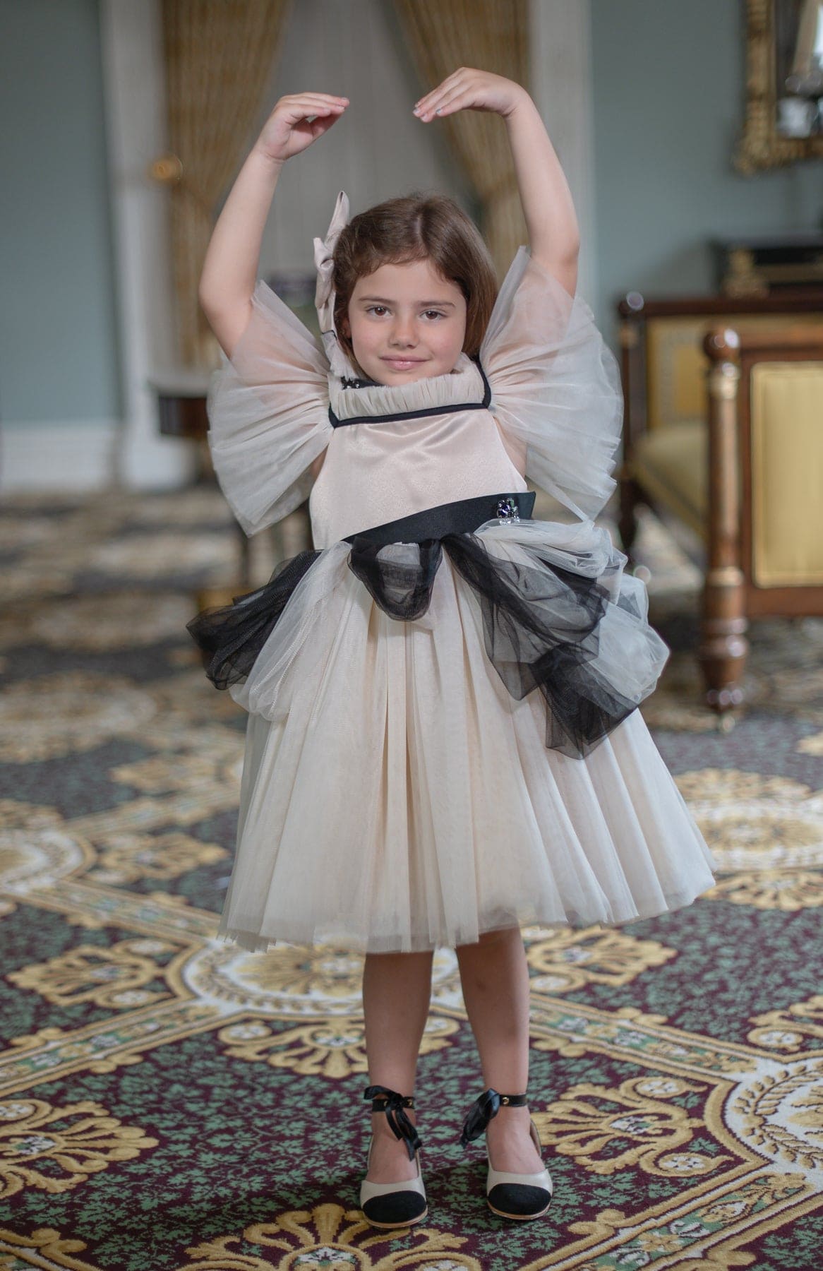 Baby Girls | Grace Tulle Dress | Beige
