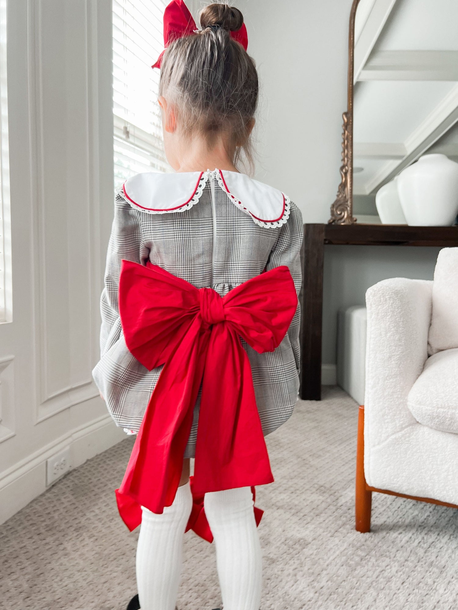 Baby Girls | Georgina Print Girl Romper | Tartan