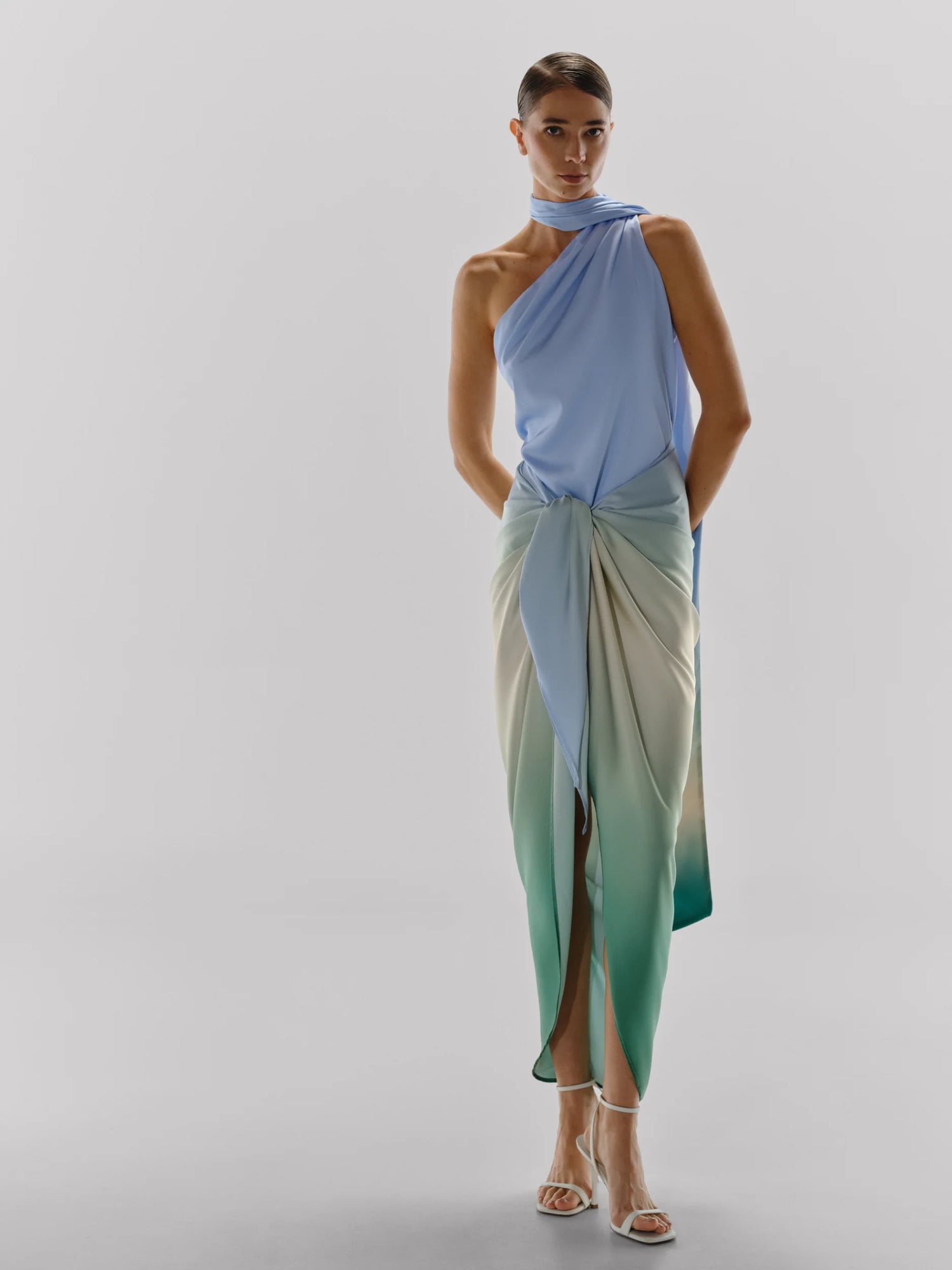 Lora Midi Dress | Algae