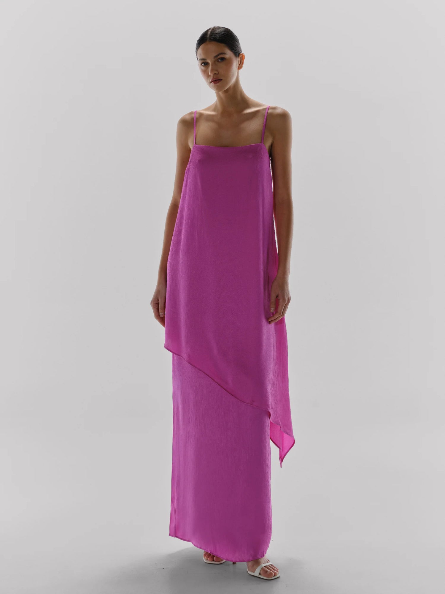 Noa Maxi Dress | Fucsia