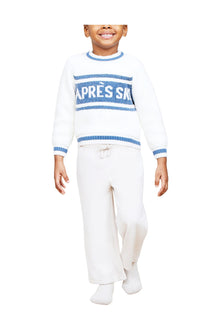 Toddlers | Cozychic Cotton Apres Pullover | Cream/Lakeside