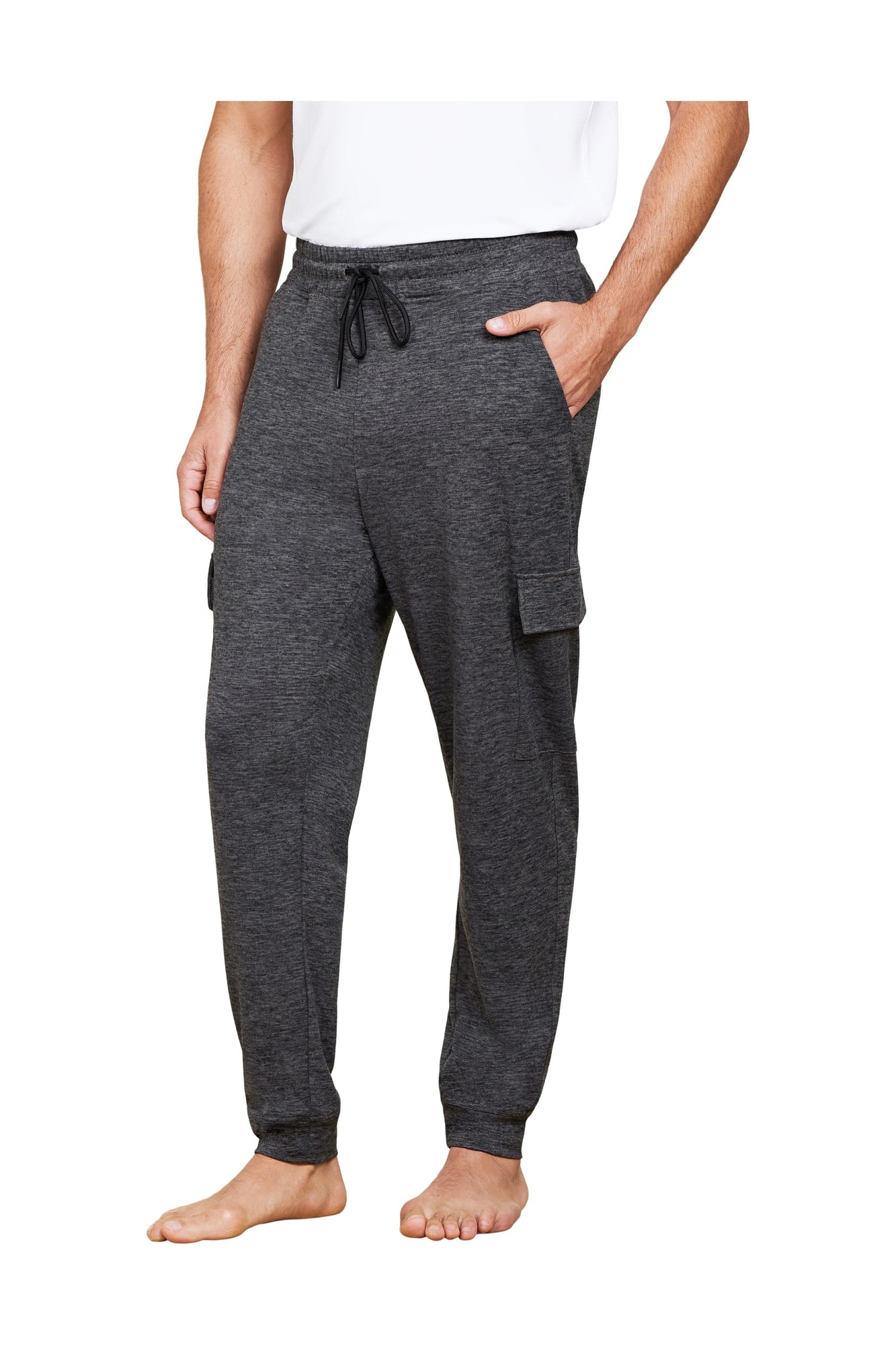 Mens | Malibu Collection Butterchic Cargo Pant | Heathered Carbon