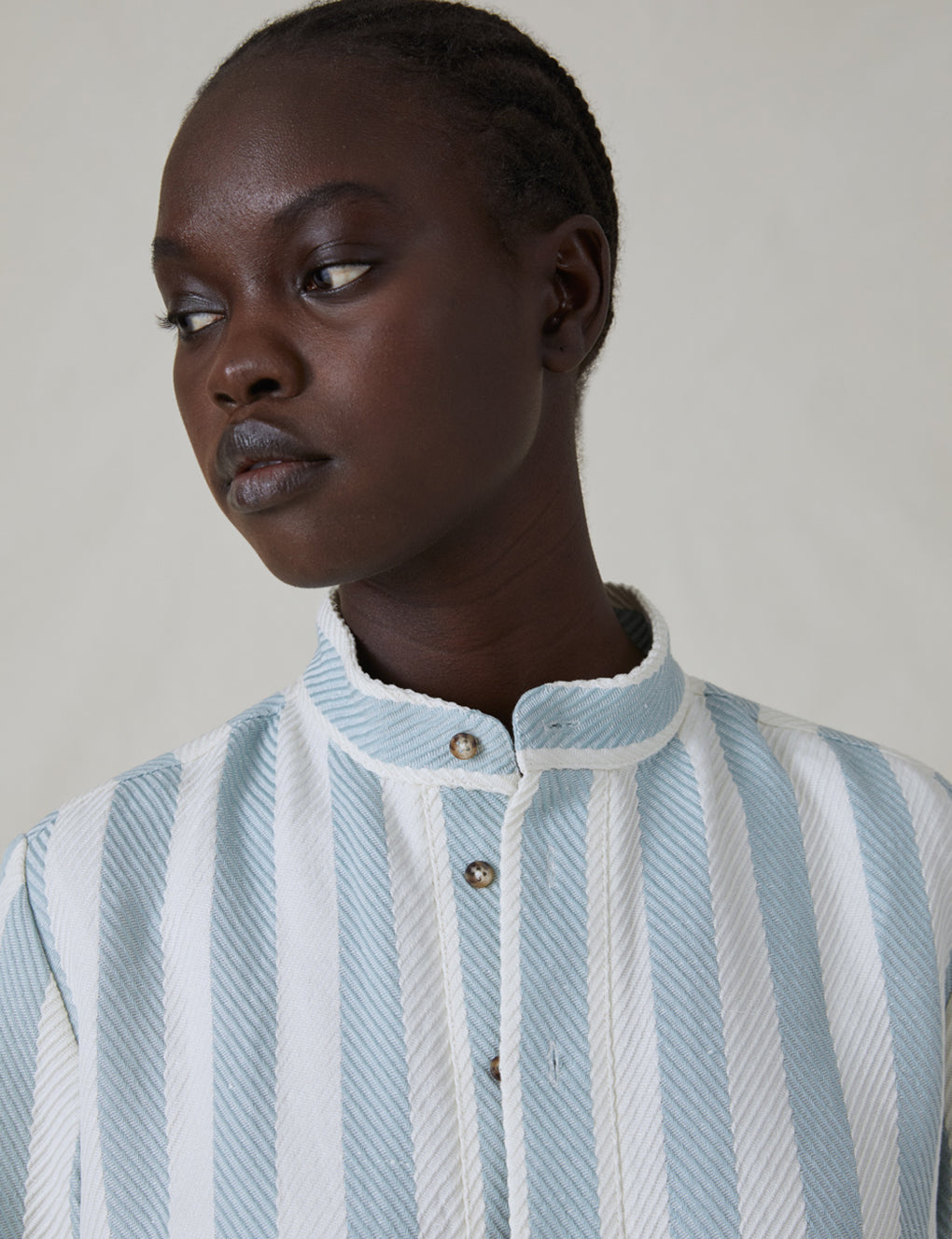 Womens | The New Caftan | Sky Stripe