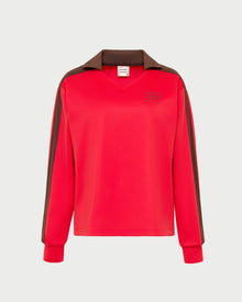 Emerson Soccer Jersey in red/brown jersey.