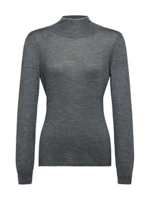 Turtleneck Sweater | Grey