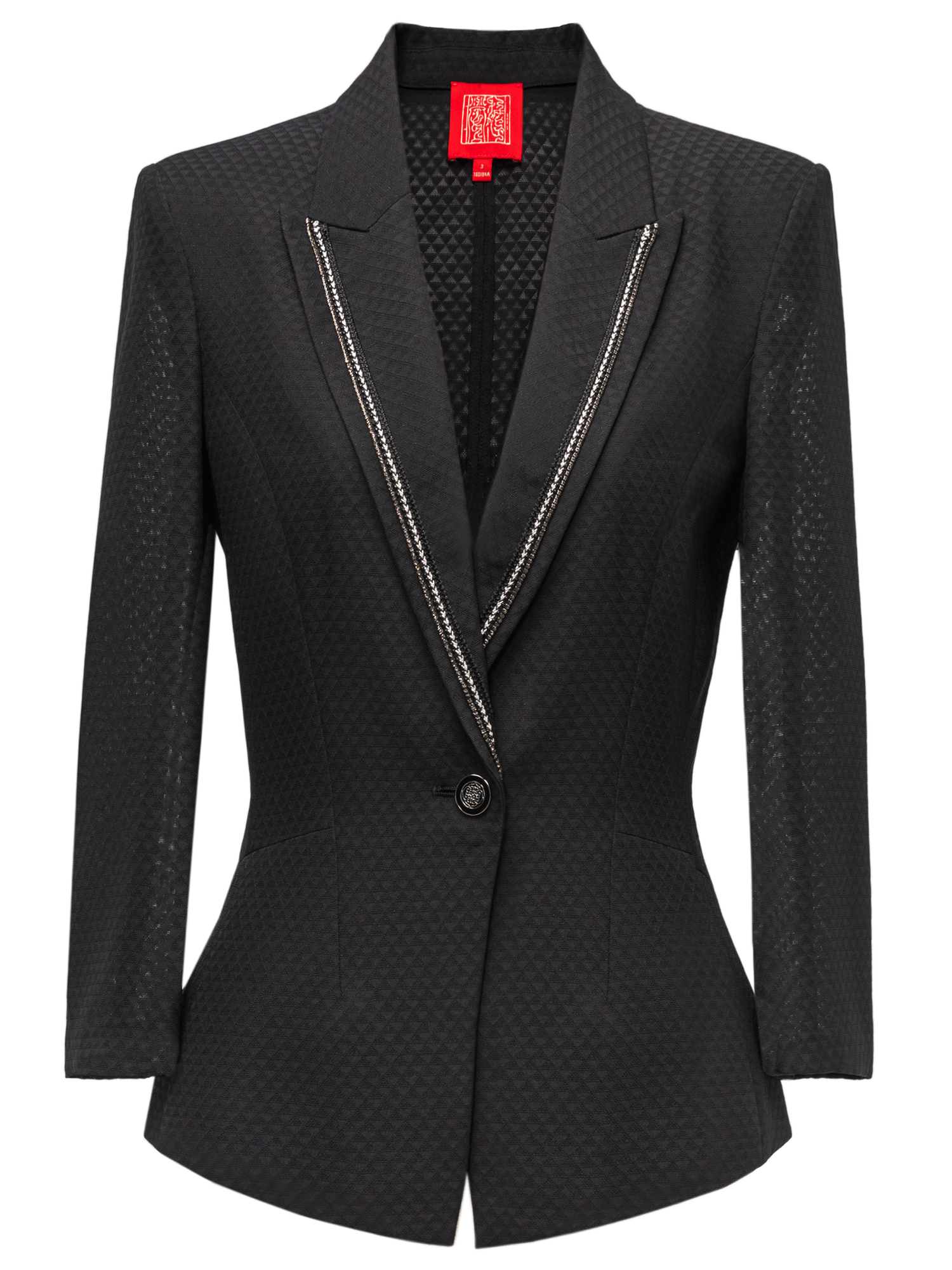 Lapel Detailing Blazer | Black