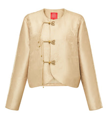 Elegant Chinese-style Jacket | Khaki