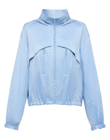Stand-up Collar Sun Protection Jacket | Blue