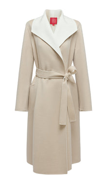 Loro Piana Long Lapel Coat | Beige