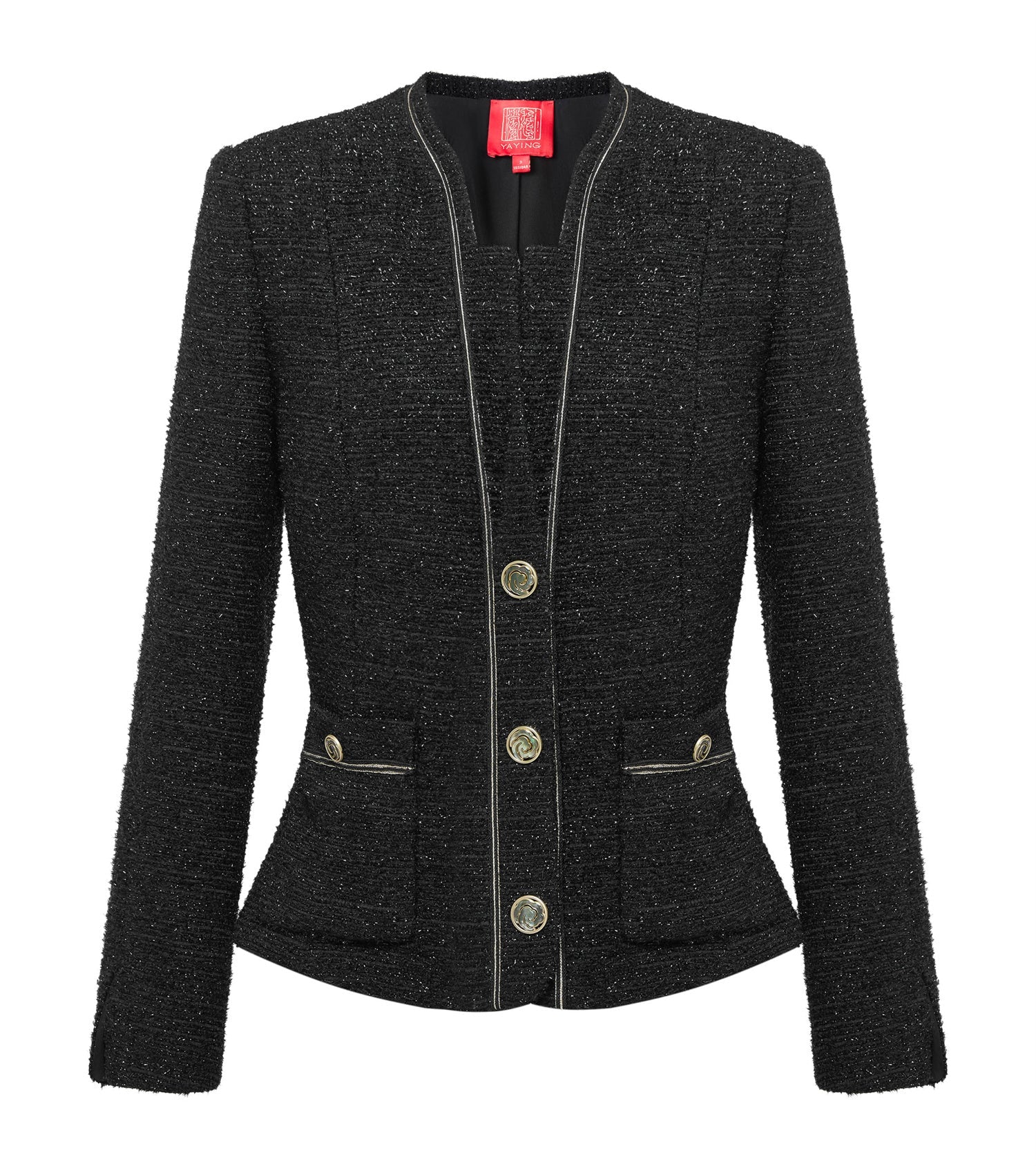 Wool New Chinese Style Coat | Black