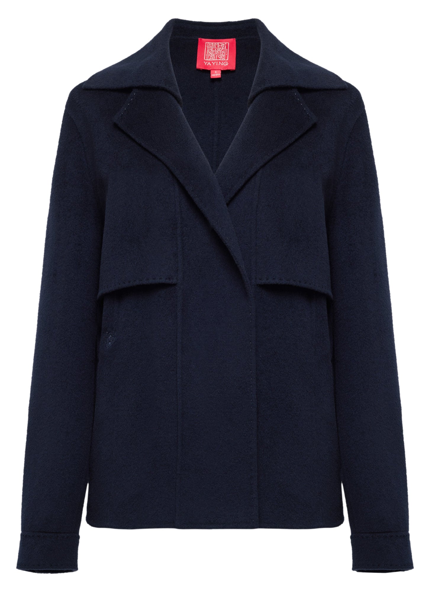 Wool Cashmere Coat | Navy