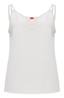 Mulberry Silk Camisole Vest | White
