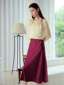 Silk Printed Shirt | Green