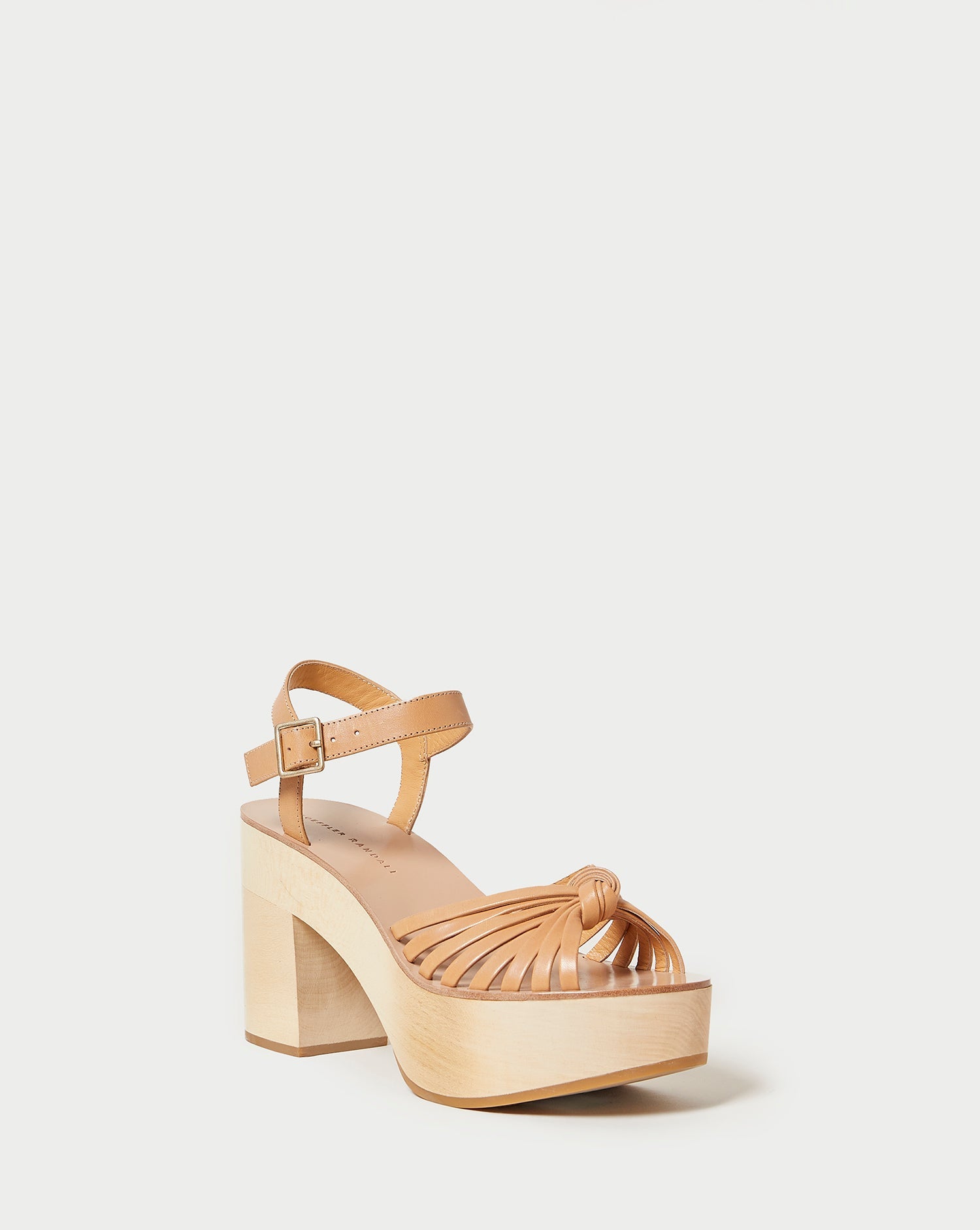 Eveleigh Knotted Clog Sandal | Honey
