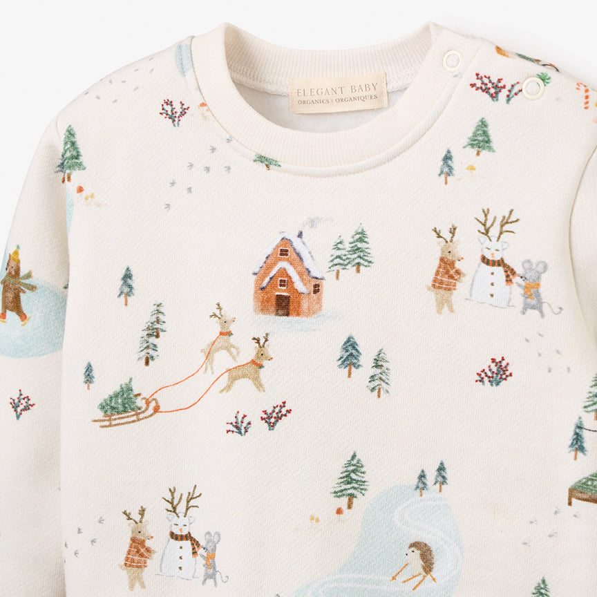 Unisex | Winter Wonderland Top + Pant Set | Multicolor