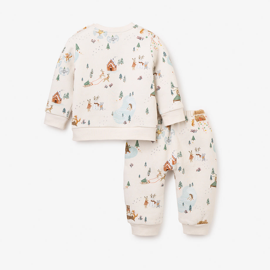 Unisex | Winter Wonderland Top + Pant Set | Multicolor