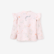 Girls | Pink Sea Magic Flutter Sleeve Baby Rash Guard | Pink