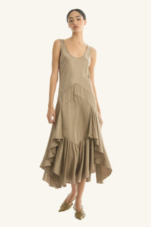 Evelyn Dress | Taupe