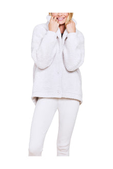 Womens | Cozychic Shearling Buttoned Jacket | Almond