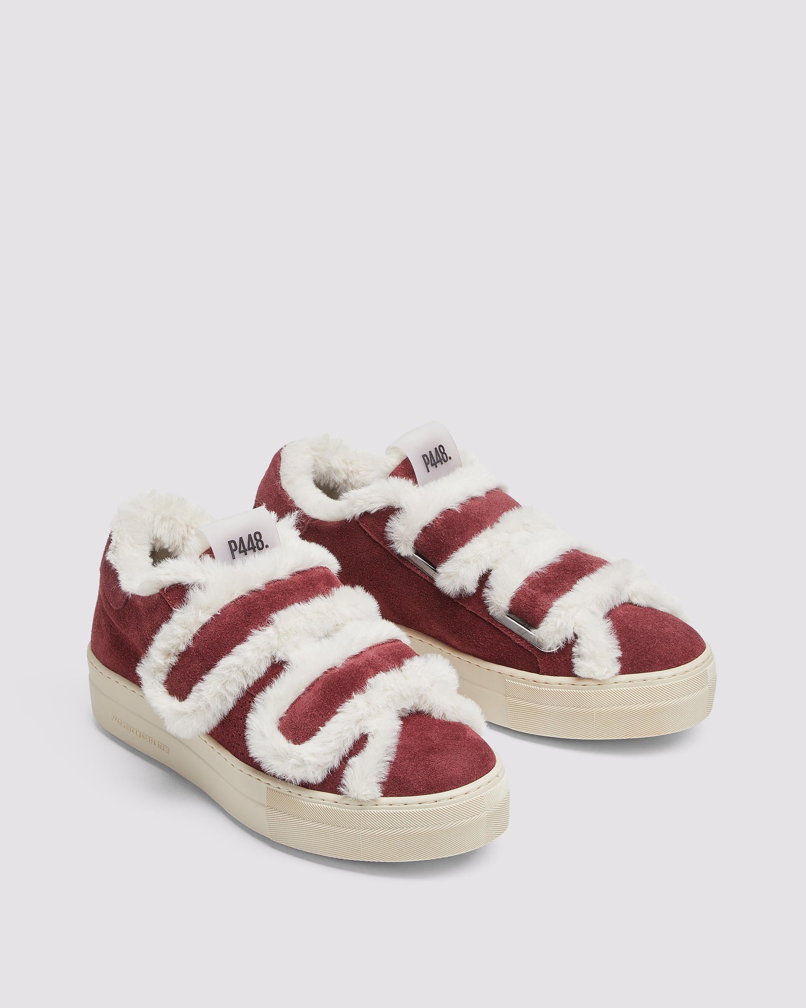 Women | Thea Sherpa Bord | Burgundy