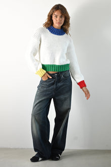 Zora Chunky Sweater | Primary Colors