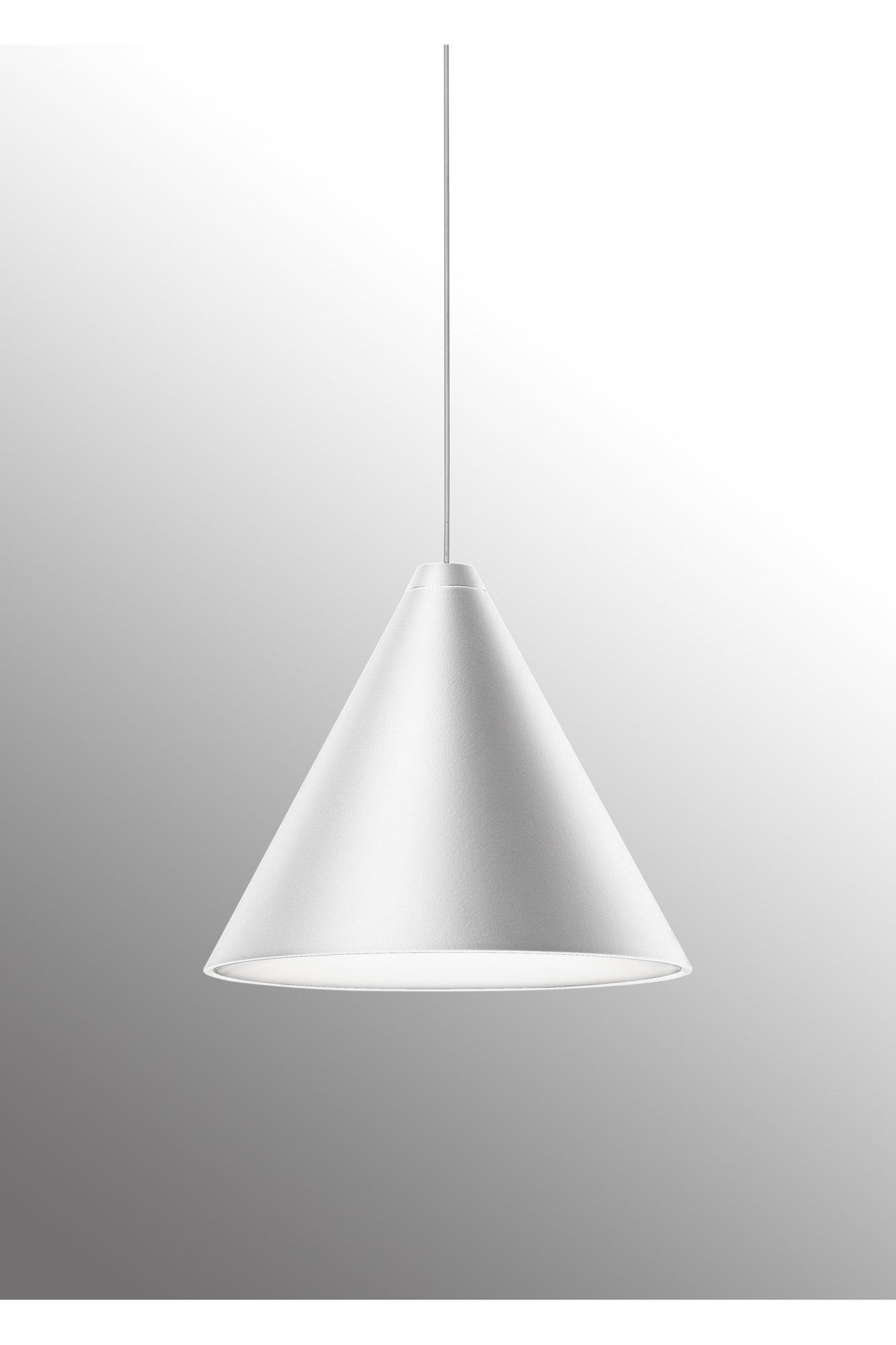 String Light Cone Suspension 22m App | White