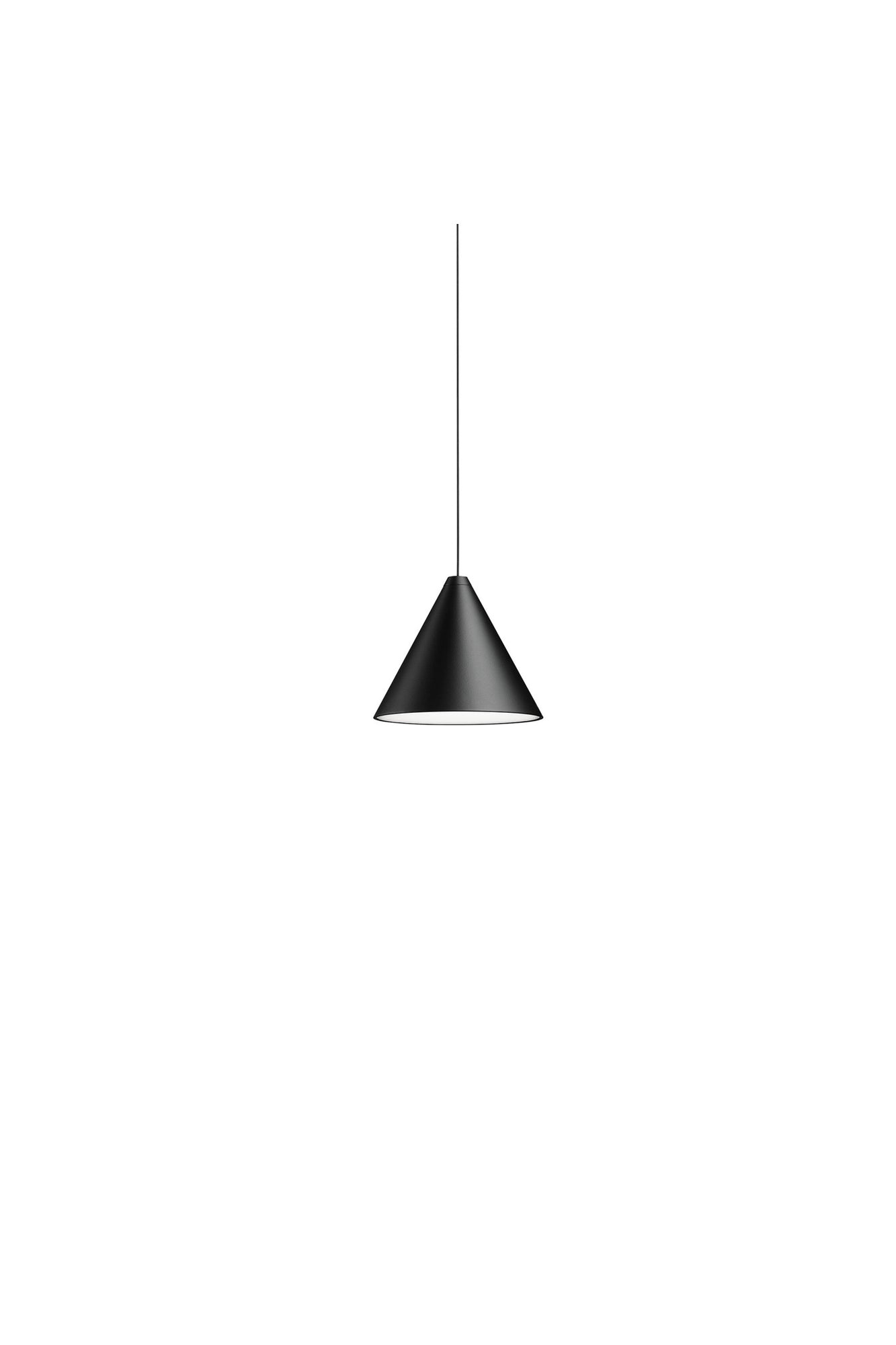 String Light Cone Suspension 22m App | Black