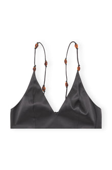 Double Satin Top | Black