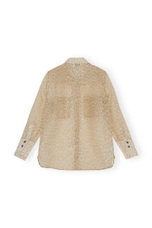 Organza Shirt | Oyster Gray