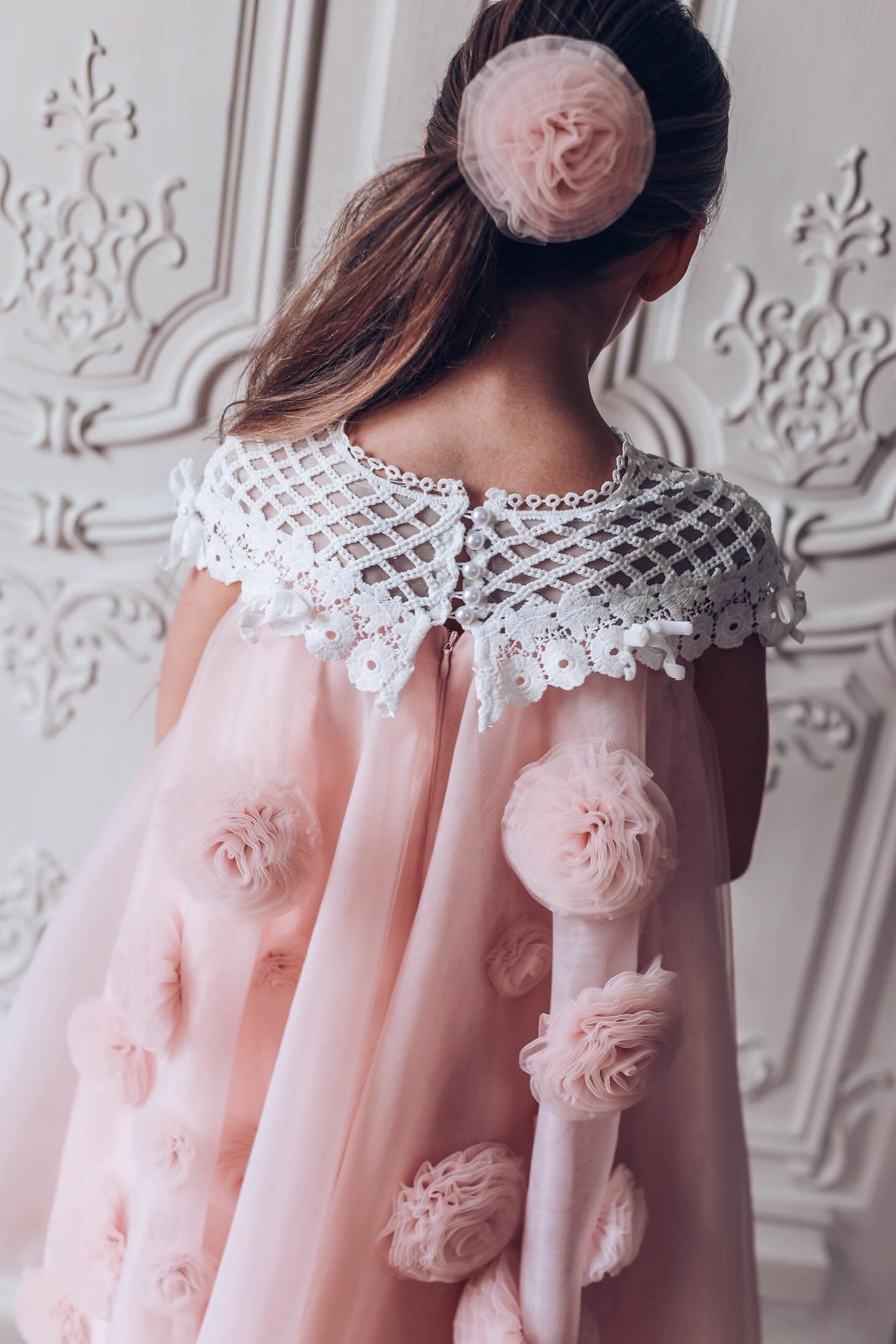 Baby Girls | Rosa Tulle Flower Dress | Pink