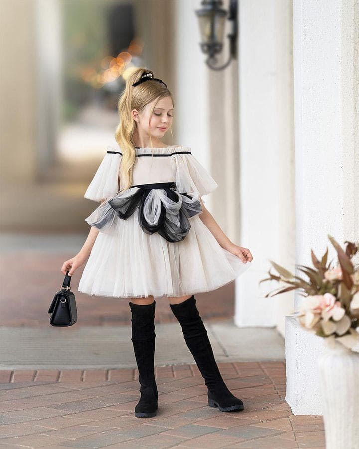 Baby Girls | Grace Tulle Dress | Beige