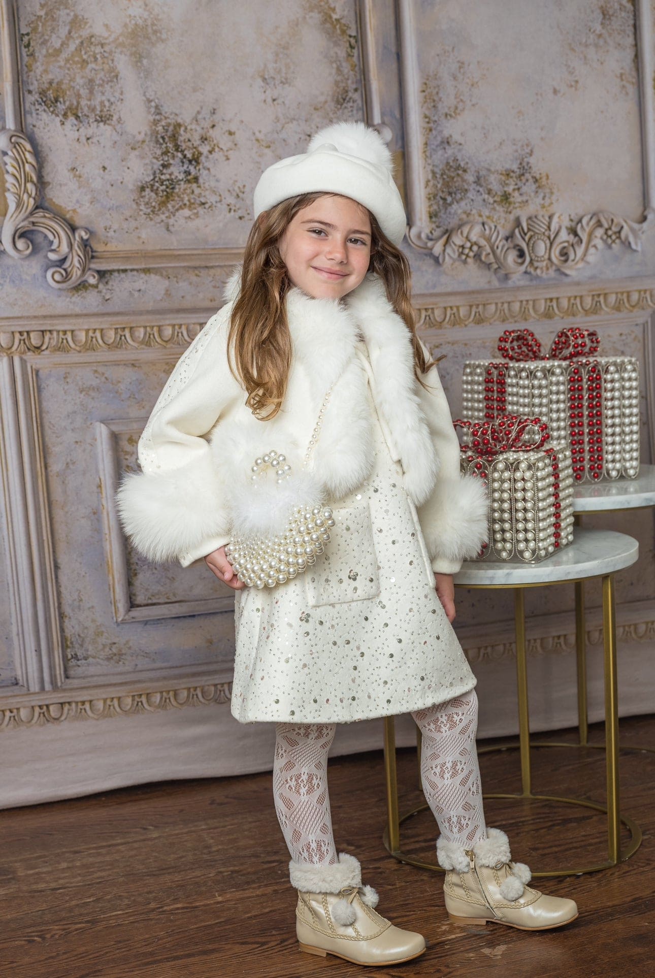 Baby Girls | Marshmallow Wool Coat | Beige