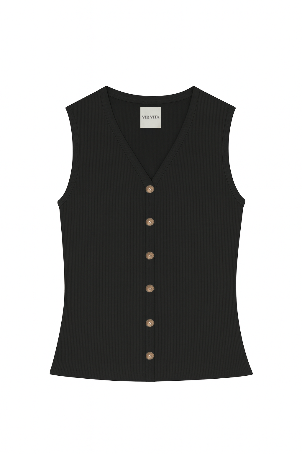 Flora Vest | Black