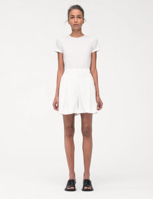 Women | Fluid Pleated Short | Off White