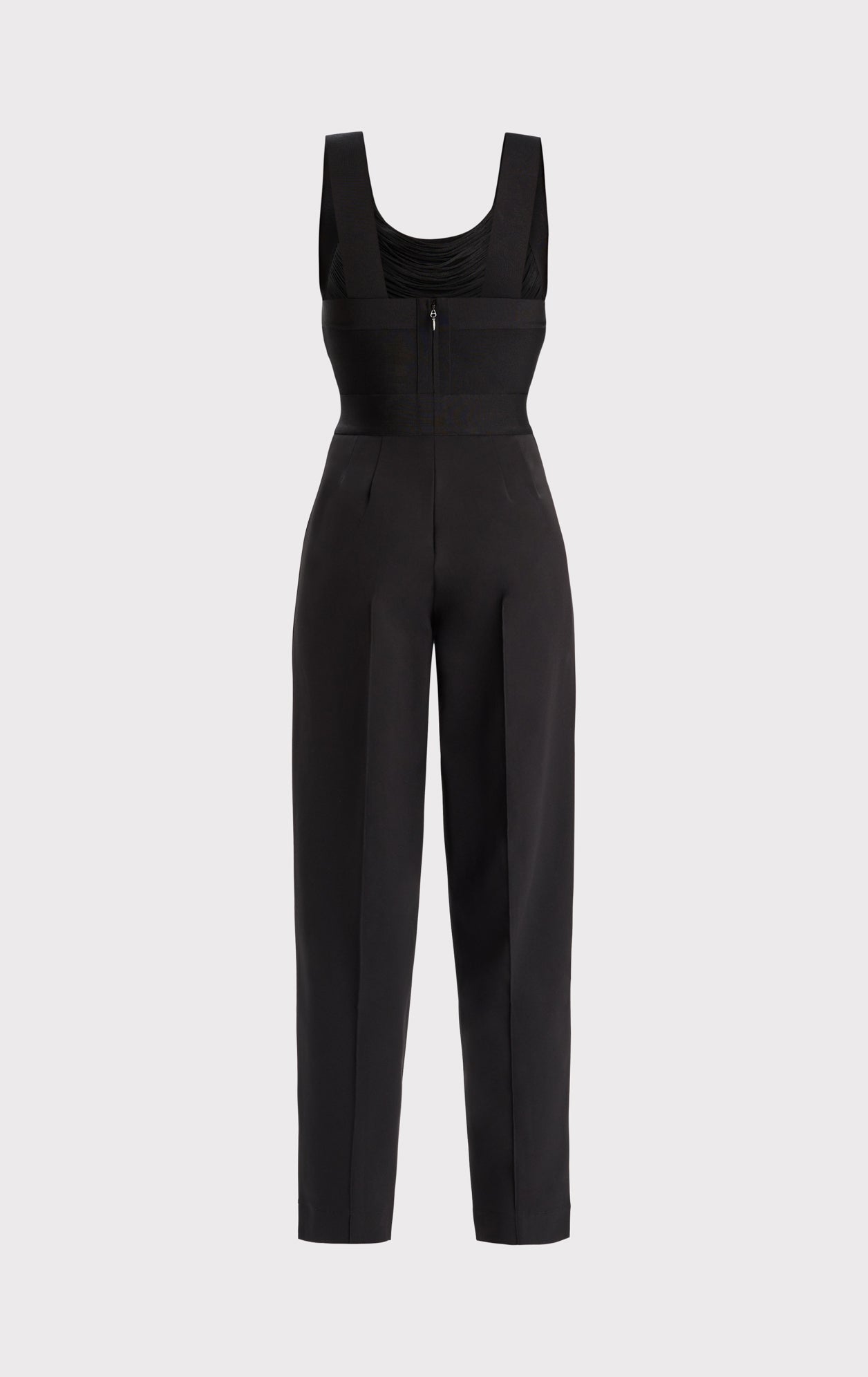 Fringe Jumpsuit With Tailored Pants | Black