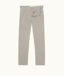 Fallon Stretch-Cotton Tailored Fit Stretch-Cotton Chinos | Seal Grey
