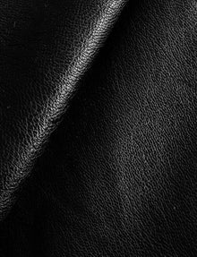 Faux Leather 7/8 Utility Trouser::Black::Detail