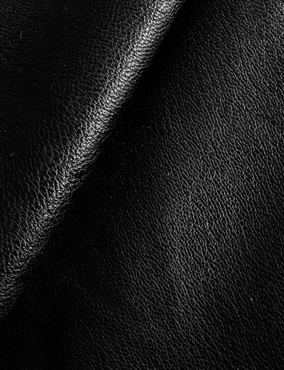Faux Leather Jogger::Black::Detail