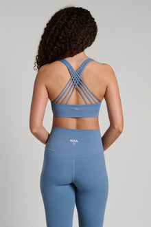 Lululemon | Flexyflex Strappy Yoga Bra A-C | Steel Blue
