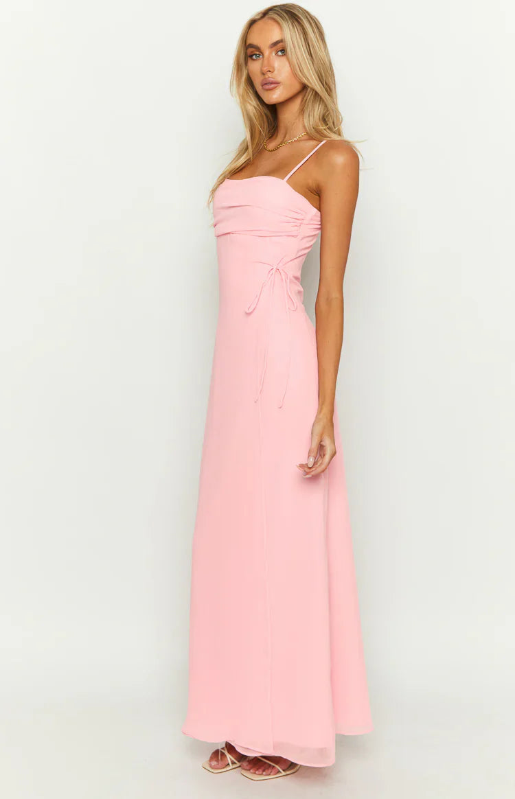 Flossie Sleeveless Prom Dress | Pink
