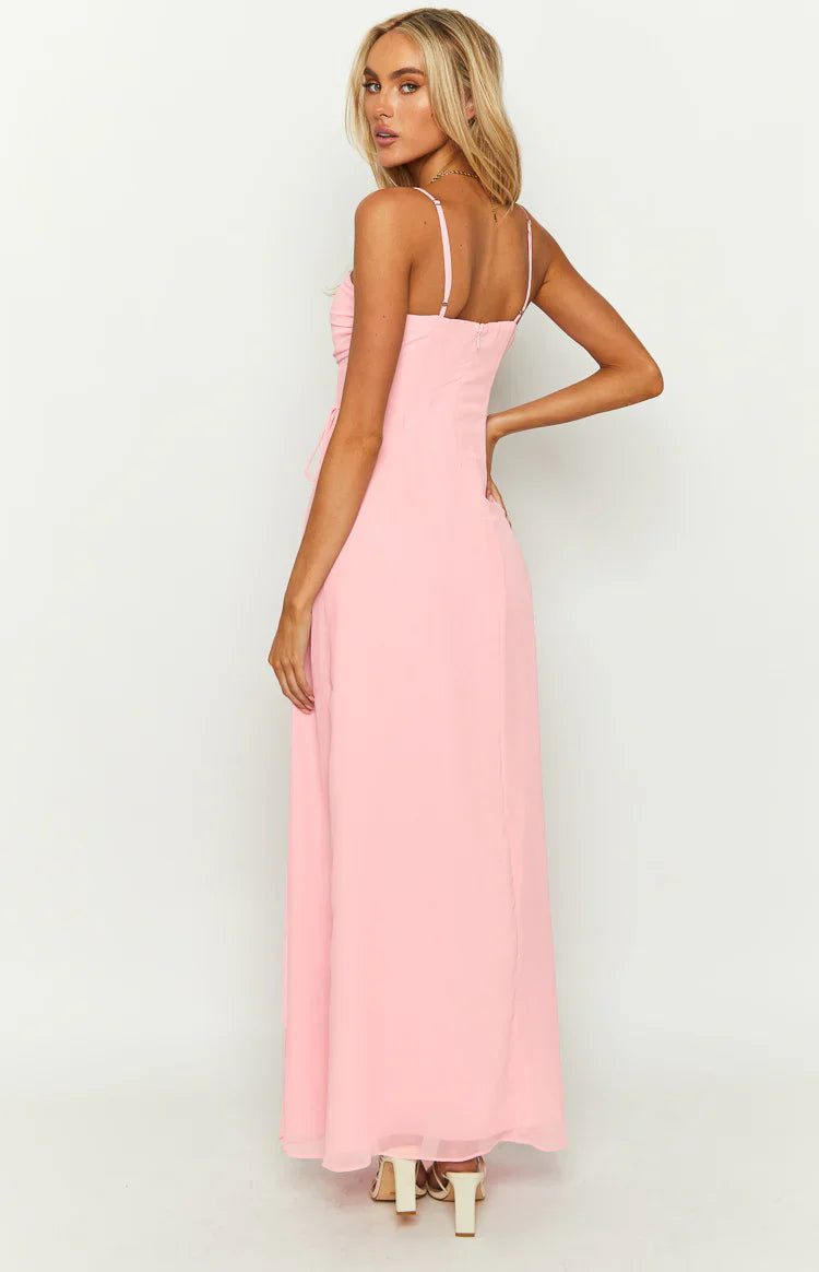 Flossie Sleeveless Prom Dress | Pink