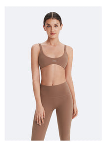 Form-Fitting Sports Bra | Sand